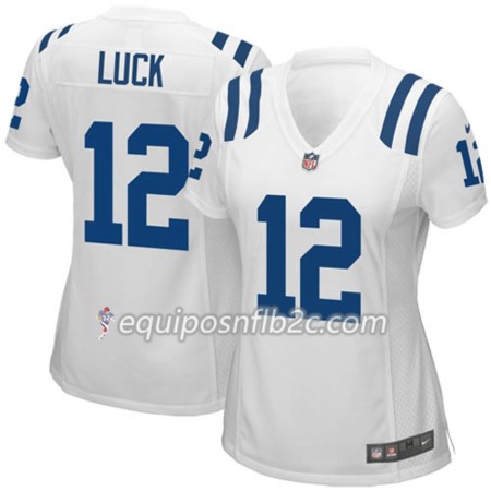Camiseta Mujer NFL Indianapolis Colts Andrew Luck 12 Nike Blanco Camiseta Mujer NFL Indianapolis Colts Andrew Luck 12 Nike Blanco